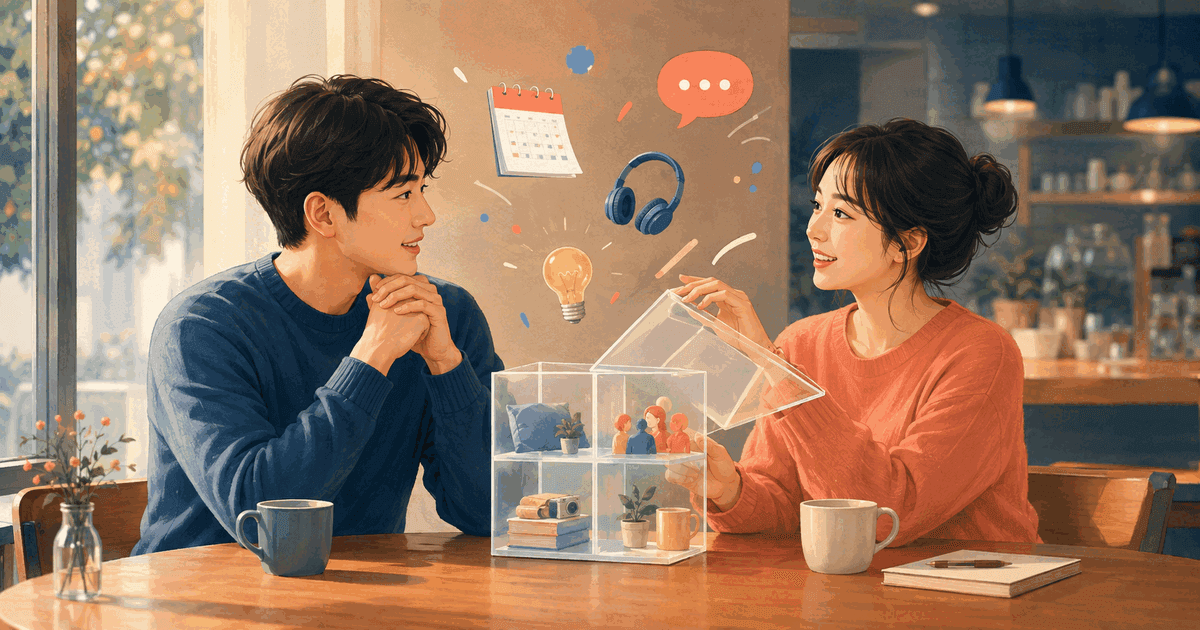성격 유형의 틀을 열어 실제 생활 행동과 필요한 배려를 설명하는 두 사람